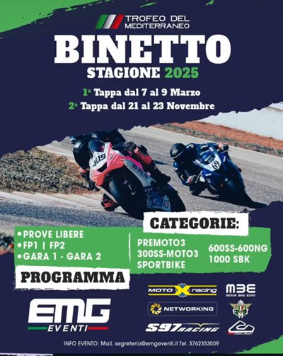 Locandina evento Trofeo del Mediterraneo Circuito del Levante 