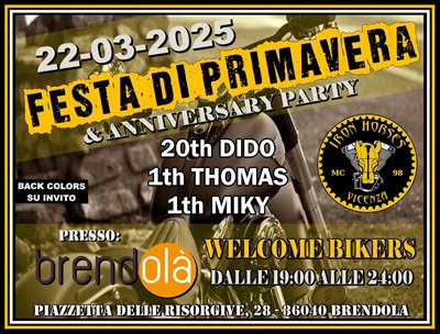 Locandina evento FESTA DI PRIMAVERA