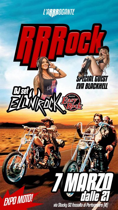 Locandina evento VENERDI RRROCK 