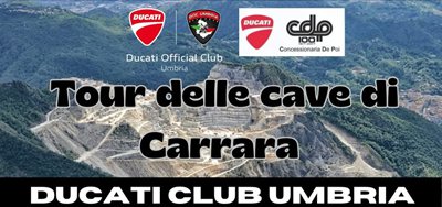 Locandina evento TOUR NELLE CAVE DI CARRARA 