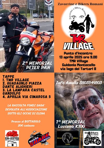 Locandina evento Doppio memorial Peter Pan & Luciano K100