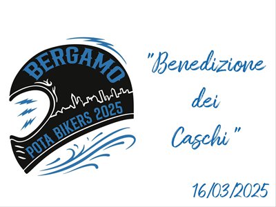 Locandina evento BENEDIZIONE DEI CASCHI
