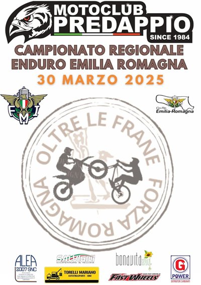 Locandina evento PRIMA PROVA CAMPIONATO REGIONALE ENDURO 2025