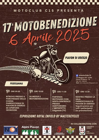 Locandina evento MOTO BENEDIZIONE 