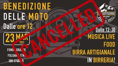 Locandina evento BENEDIZIONE DELLE MOTO