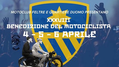 Locandina evento XXXVIII BENEDIZIONE DEL MOTOCICLISTA