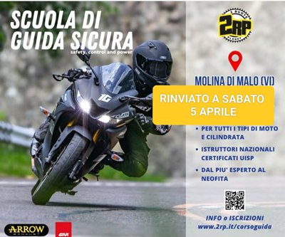 Locandina evento guida sicura 2rp