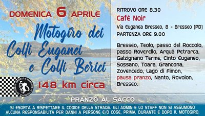 Locandina evento MOTOGIRO COLLI EUGANEI