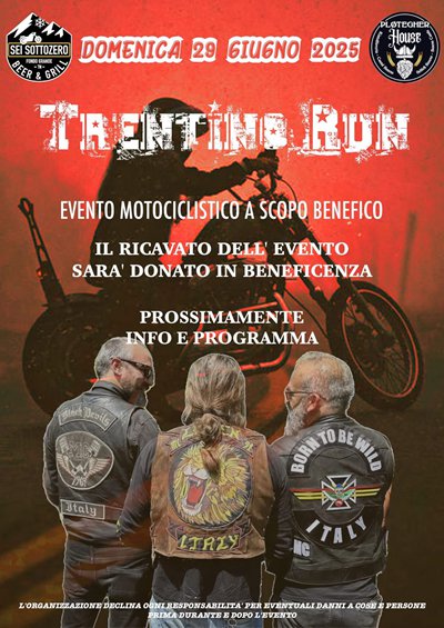 Locandina evento TRENTINO RU