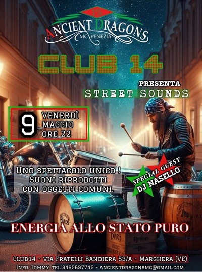 Locandina evento Street Sounds 