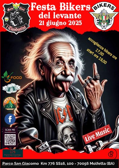 Locandina evento Festa Bikers del Levante