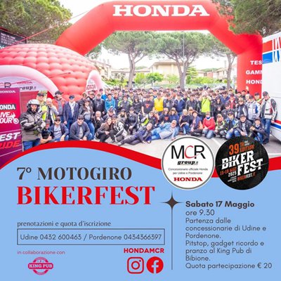 Locandina evento 7 MOTOGIRO BIKERFEST