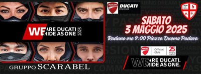 Locandina evento WE RIDE AS ONE 2025