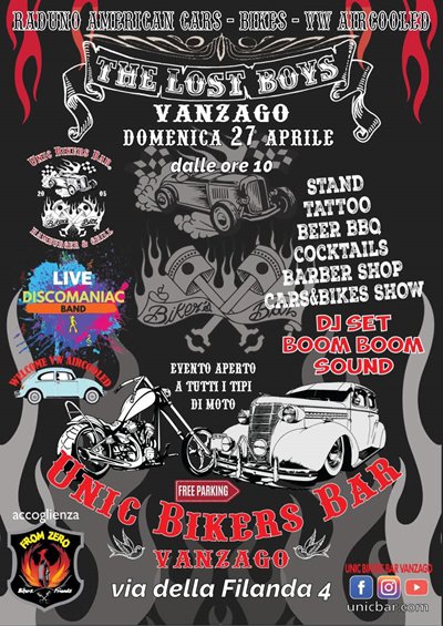 Locandina evento THE LOST BOYS