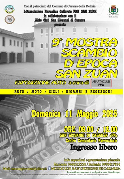 Locandina evento 9 MOSTRA SCAMBIO D EPOCA