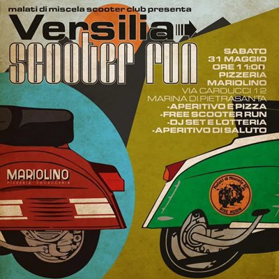 Locandina evento VERSILIA SCOOTER RU