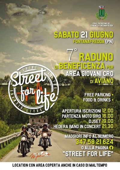 Locandina evento STREET FOR LIFE
