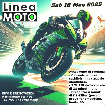Locandina evento LINEA MOTO DAY 