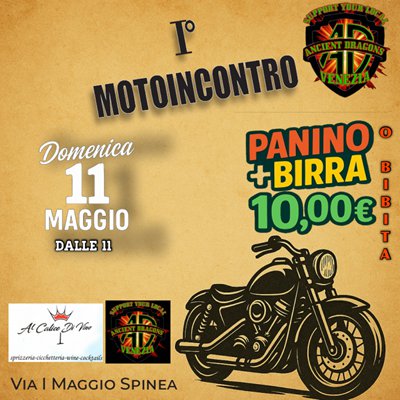 Locandina evento Motoincontro al Calice 