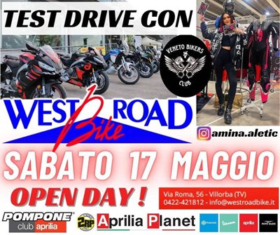 Locandina evento OPEN DAY + CORSO DI GUIDA SICURA
