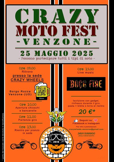 Locandina evento CRAZY MOTO FEST