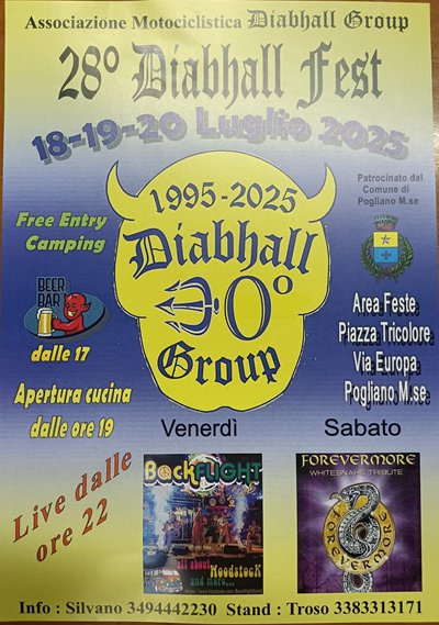 Locandina evento 28° DIABHALL FEST