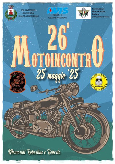 Locandina evento 26° MOTO INCONTRO 