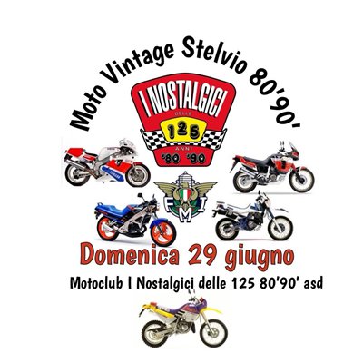 Locandina evento MOTO VINTAGE STELVIO 