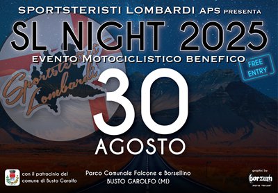 Locandina evento SL NIGHT 2025 - We're Back!
