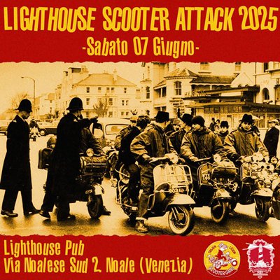 Locandina evento LIGHT HOUSE SCOOTER 