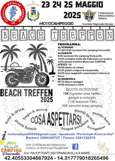 Locandina evento BEACH TREFFE