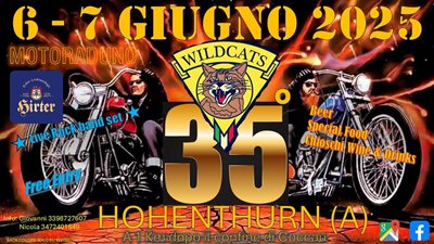 Locandina evento 35 RADUNO WILDCATS