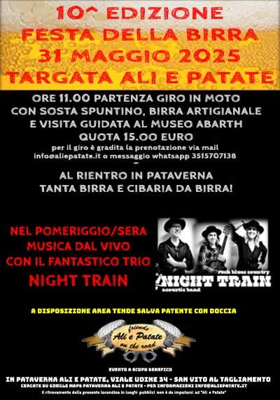 Locandina evento 10 FESTA DELLA BIRRA 