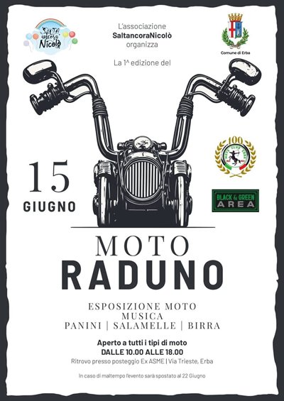Locandina evento MOTO RADUNO