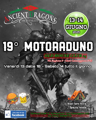 Locandina evento 19° motoraduno 