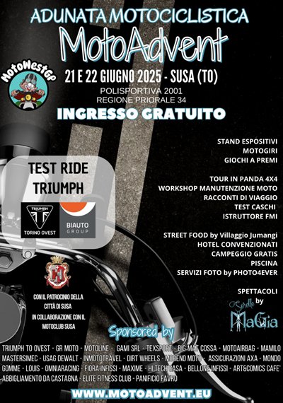 Locandina evento MotoAdvent