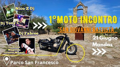 Locandina evento 1^ MOTOINCONTRO SAN GIOVANNI BATTISTA