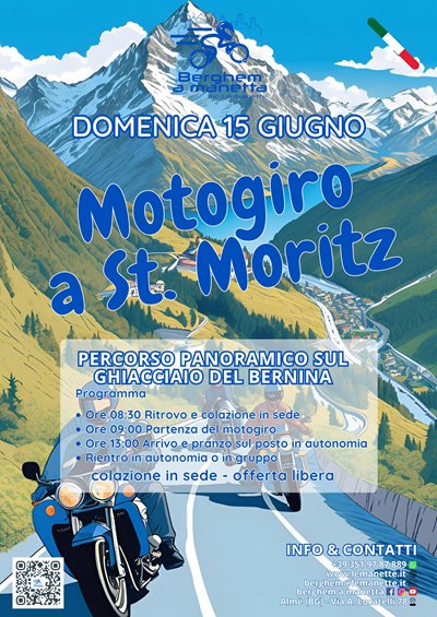 Locandina evento MOTOGIRO A ST.MORIZ