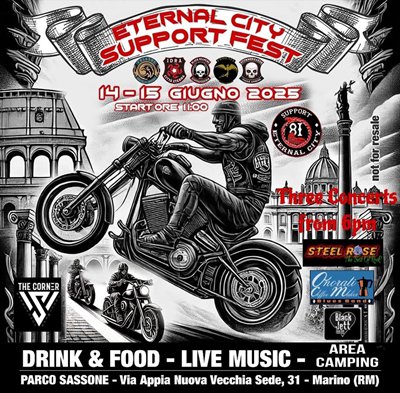 Locandina evento ETERNAL CITY