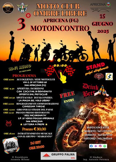 Locandina evento Amici in moto