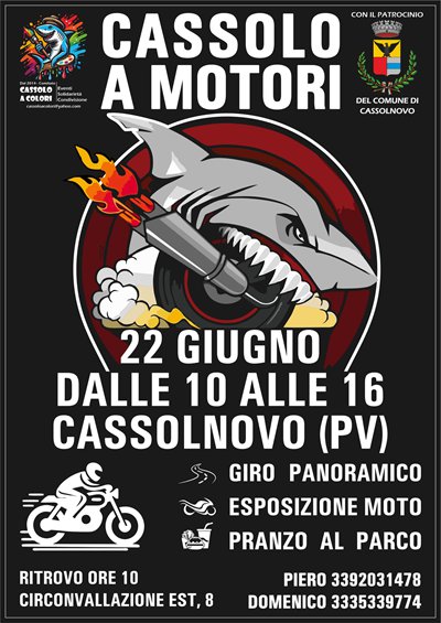 Locandina evento CASSOLO A MOTORI