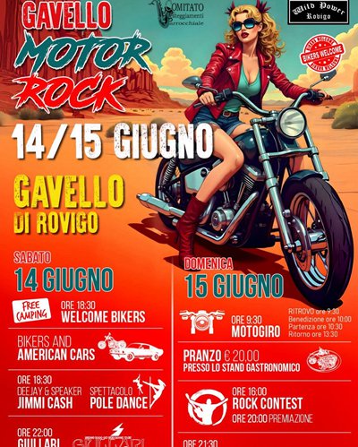 Locandina evento GAVELLO MOTOR ROCK