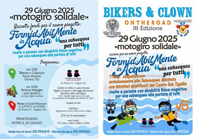 Locandina evento 3° Bikers & Clown on The Road 