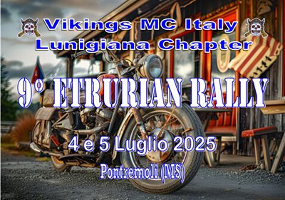 Locandina evento 9 ETRURIAN RALLY 