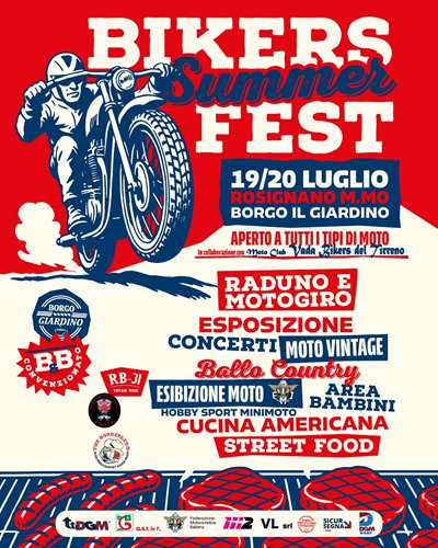 Locandina evento Bikers Summer Fest