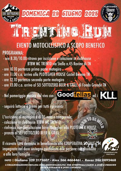 Locandina evento TRENTINO RU