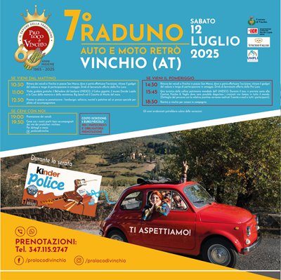 Locandina evento 7 RADUNO AUTO E MOTO RETRO'