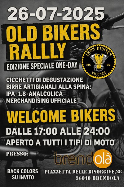 Locandina evento OLD BIKERS RALLY