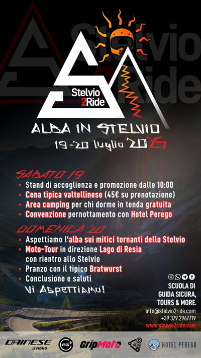 Locandina evento Alba in Stelvio 2025
