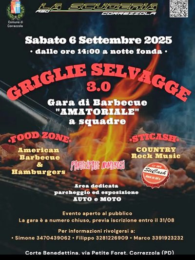 Locandina evento Griglie Selvagge 3.0
